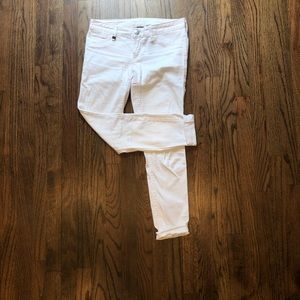 Armani exchange white jeans